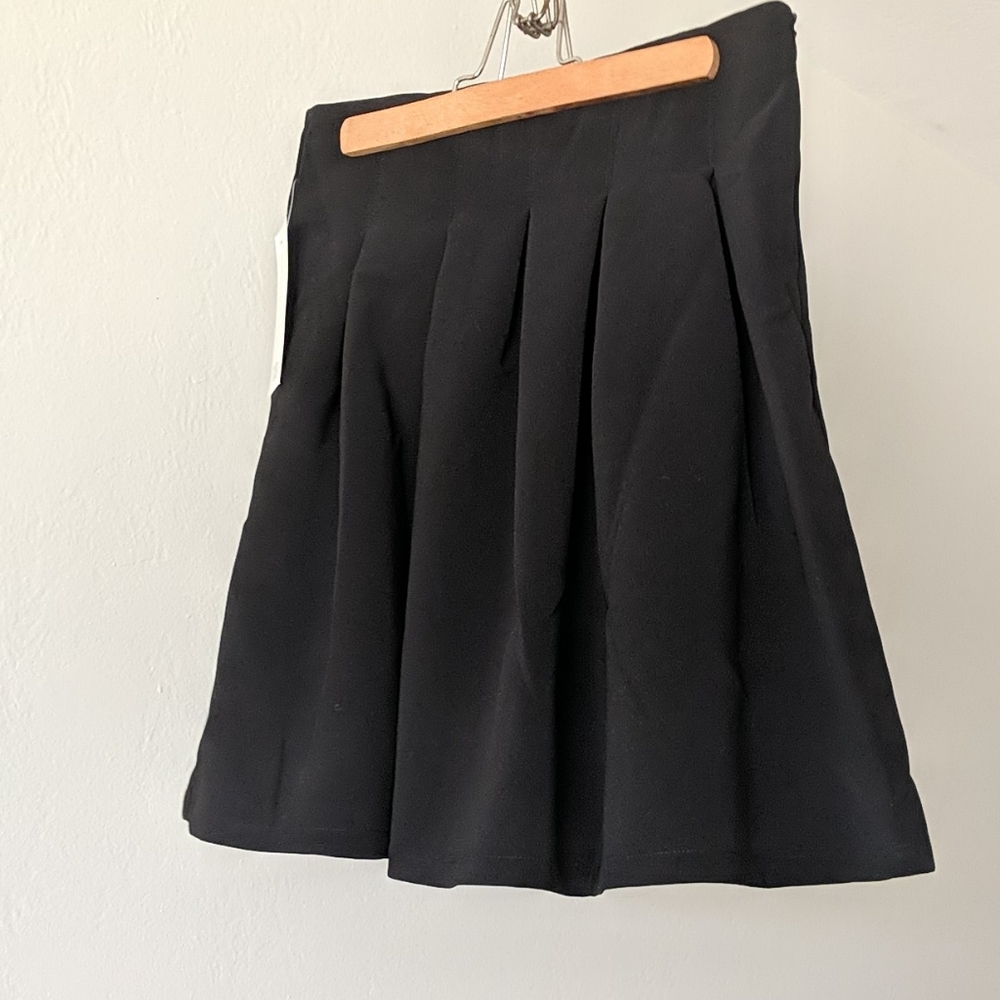 Tobi black skater skirt